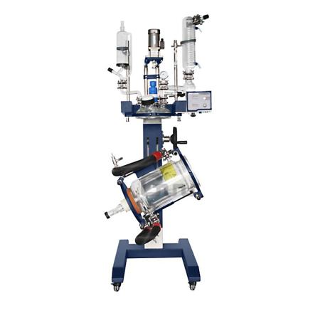 长城科工贸GRL-5EX防爆升降双层玻璃反应釜高硼硅玻璃-80~200℃