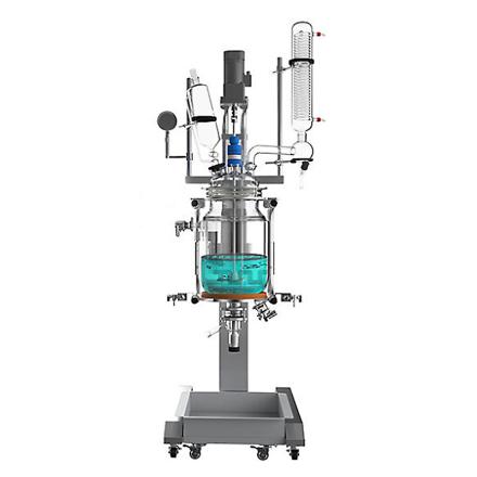 郑州长城科工贸GRS-30调速双层玻璃反应釜高硼硅玻璃耐温-80至200℃