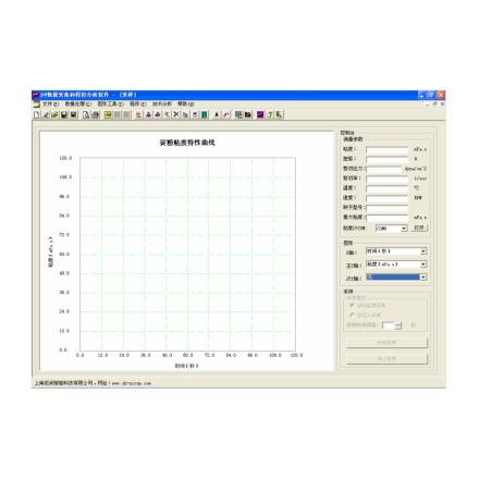 NIRUN DV software viscosity measurement software automatic data collection analysis