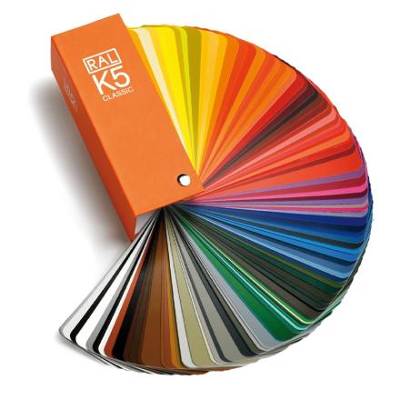 Raul K5 semi-matte color card, classic series 216 color U-shaped protective cover