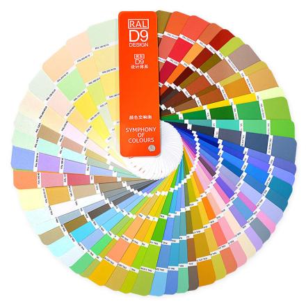 Raul TEL D9 Color Chart Matte international standard Color Chart 290 Colors