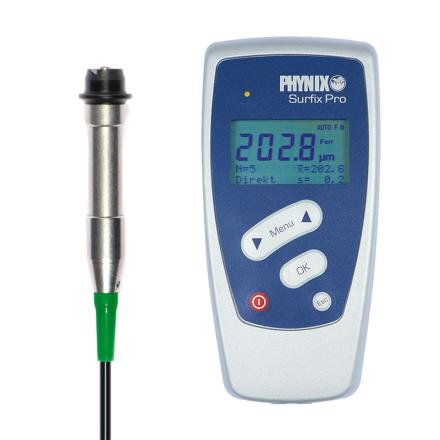 PHYNIX Surfix ProX-FN1.5 涂层测厚仪 高分辨率彩屏蓝牙存储100000值