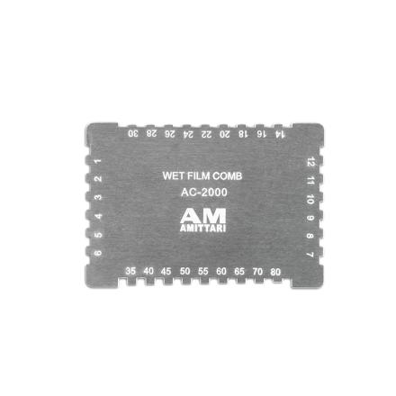 AMITTARI AC-2000 Four Corner Wet Film Comb 25~ 2032&micro;m Range