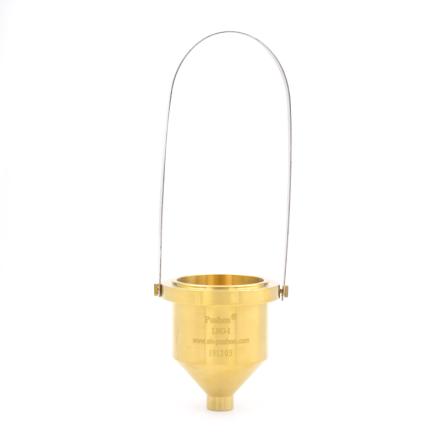 普申 T-4 便携式涂4杯 粘度杯 U型不锈钢提手铜制杯体