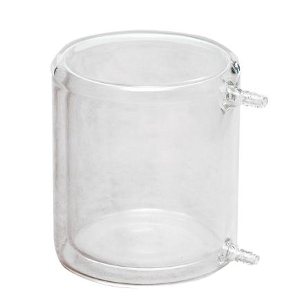 尼润 玻璃循环杯 恒温槽配件 600ml容积 水浴夹套控温