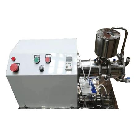 沐轩SWS-B1实验室棒销式卧式砂磨机 湿法研磨设备氧化锆珠自循环