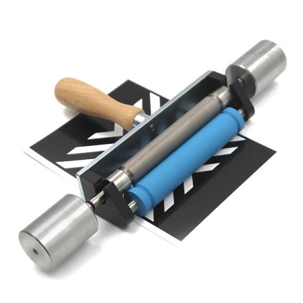 RK KLOX.01.S手动展色轮180线金属网纹辊柔版油墨涂布机