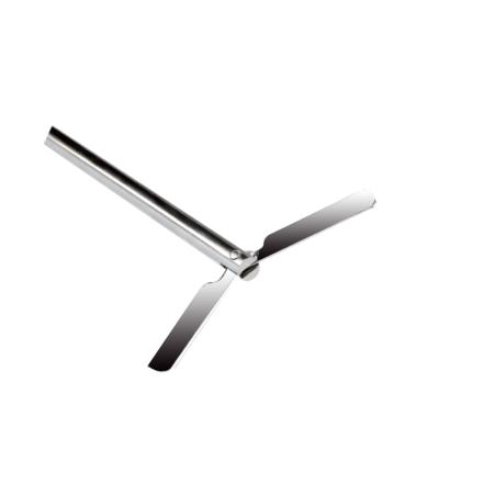 HUXI 20030074 Centrifugal Impeller Folding Stainless Steel Paste DiaMeter 90mm Rod Length 650mm