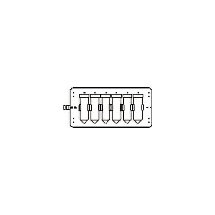 沪析X100-07托盘双面可垂直安装12个50ml离心管