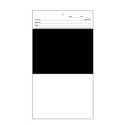 YINGXU 140*250 No Laminating Test Cardboard, Black and White Opacity Chart