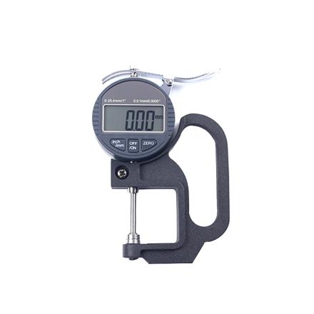 盛泰芯 32CHBF2530 百分测厚规 0-25x30mm 按压式手柄循环测量公英制转换