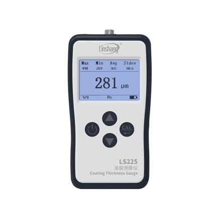 LINSHANG LS225 Coating thickness Gauge magnetic eddy Current nondestructive measurement