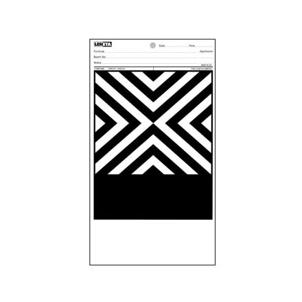 LENETA N9A-2涂膜测试卡纸黑白条纹无覆膜光泽度55GU