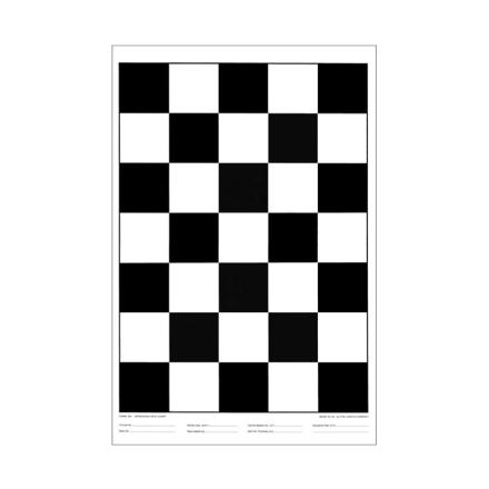 LENETA 10H 涂布率测试卡纸 黑白棋盘图案覆膜卡纸