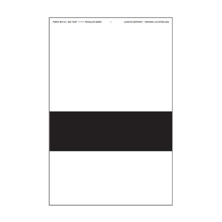 LENETA 3NT-41 普通证券印刷油墨刮样纸 中性白纸无覆膜