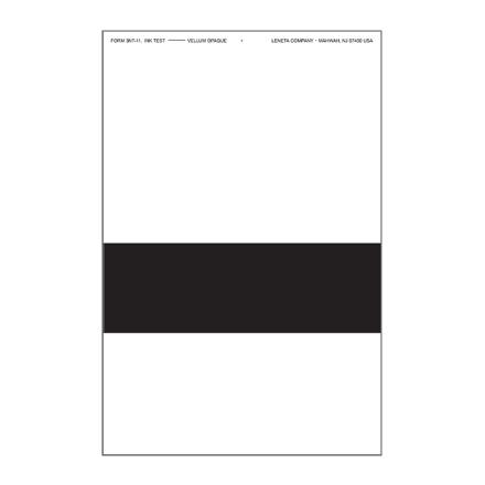 LENETA 3NT-11 牛皮纸不透明印刷油墨刮样纸 上白中黑下白三色测试纸