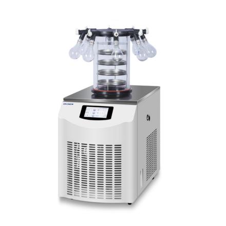 LICHEN LC-12N-80C 立式冷冻干燥机 7寸彩屏-80℃捕水4Kg/24h