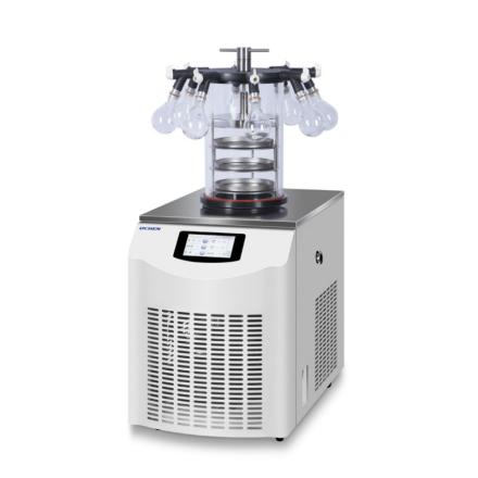 LICHEN LC-12N-80D 立式冷冻干燥机 7寸彩屏-80℃低温真空冻干