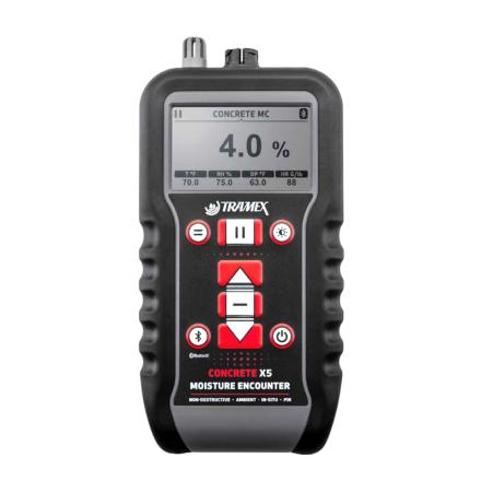 Tramex CMEX5 concrete moisture content Tester, digital nondestructive detection, Bluetooth transmission