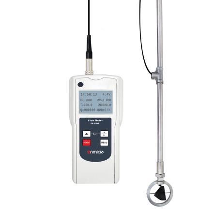 AMITTARI FM-210V5 Portable Flow Velocity Measuring Instrument, Hall Sensor for Turbid Water Flow
