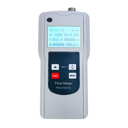 AMITTARI FM-210V10 Portable flow rate Meter, portable flow rate Meter, lightweight and convenient speed measurement range 0.01-10 m/s