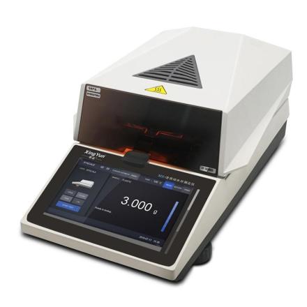 XINGYUN XY-1004MX-T7 Pro + Halogen Moisture Meter Electromagnetic force Sensor 0.1mg accuracy Automatic door opening