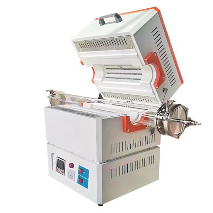 博珍 BZG-100-12 开启式真空管式炉 快速法兰结构110&deg;翻转炉膛