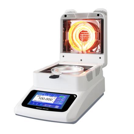 XIONGFA XFSFY-1201MA fast Moisture Meter halogen Moisture Analyzer 0.001g weighing accuracy 5 inch touch screen