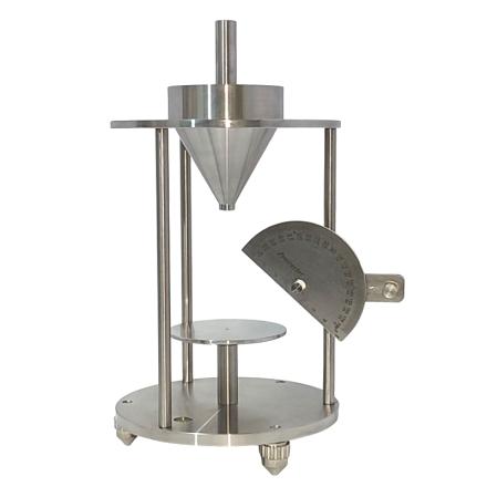 FRARIV D100 Angle of repose Meter, powder Angle of repose Meter injection limited bottom surface method