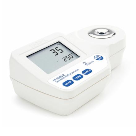 HANNA HI96822 RefractoMeter, seawater sodium chloride RefractoMeter, waterproof portable salinity measurement