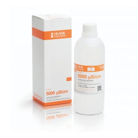 HANNA HI7039L conductivity calibrated liquid 5000 &mu; S/cm standard liquid
