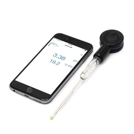 HANNA HI13302 acidity Meter, Bluetooth pH ElectRode Glass composite LT sensing film