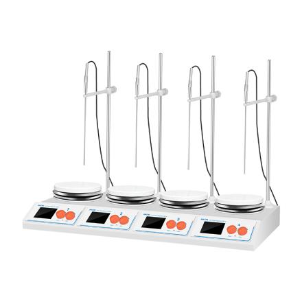 HUXI HMS-4G heating type multi-station Magnetic Stirrer four-station independent temperature control PID control