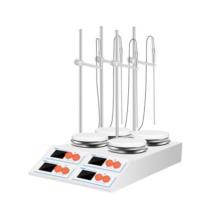 HUXI HMS-4SG heating type multi-station Magnetic Stirrer four-station independent control PID temperature control