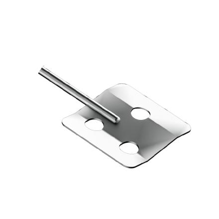 HUXI 20030041 Three hole Impeller stainless steel 50mm blade 8mm Rod diaMeter