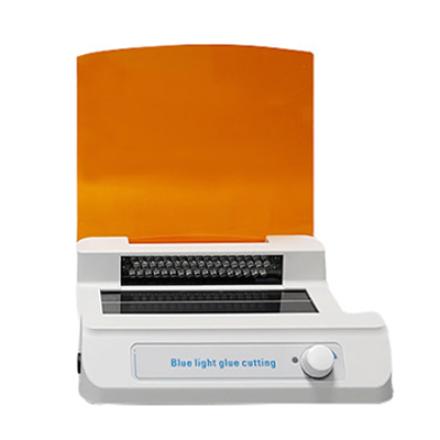 QIWEI QW-GC470 Blue Light Glue Cutting Machine, Double Side LED Illuminant 470nm Wavelength Glue Cutting Instrument