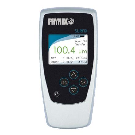 PHYNIX Surfix SX-N1.5A 分体分离式探头涂层测厚仪 涡流原理自动识别