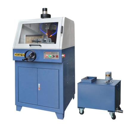 YUZHOU QG-5 metallographic sample cutting machine, bilateral fixture, transparent observation window, powerful exhaust