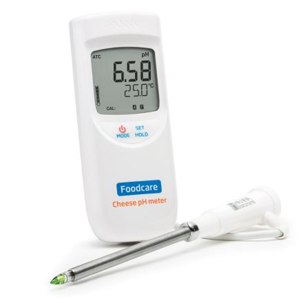 HANNA HI99165 Waterproof Portable pH Meter Cheese acidity measurement instrument BEPS low battery error-proof