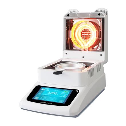 XIONGFA XFSFY-1205MB fast Moisture Meter 5 inch Touchscreen 500W halogen lamp 0.01% moisture readability