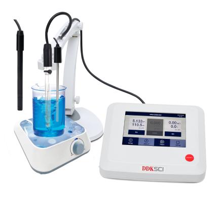 DDKSIC PD100T Benchtop pH dissolved oxygen Meter Touchscreen 7 inch Color screen Automatic calibration