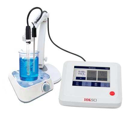 DDKSIC PH100T Laboratory pH Meter 7 inch Touch Color Screen Automatic calibration Data storage