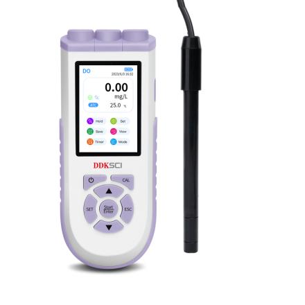 DDKSIC DO10 Portable dissolved oxygen Meter polarographic color screen automatic temperature and pressure compensation