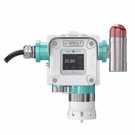 Empaer AATL-O2 Pathfinder Series Fixed Oxygen Detector Sound and Light Alarm Simultaneous Detection of 4 Gases