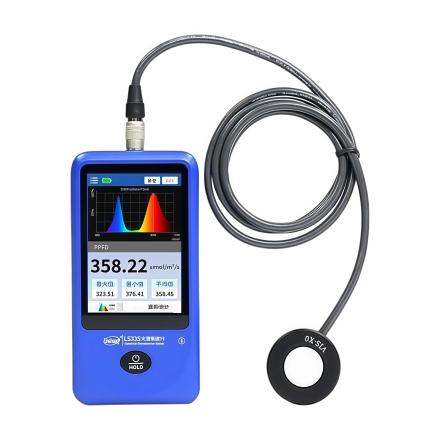LINSHANG LS335 High Accuracy Light spectrum luminometer split touch screen range 1 million Lux