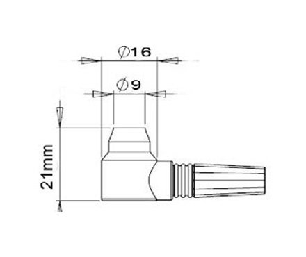 德光电子 D7006 探头测厚仪 内凹曲面探头 7.5MHz高频薄壁测量