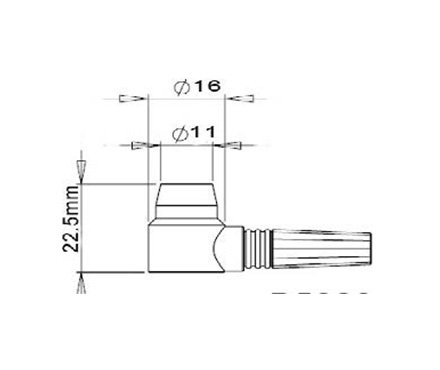 德光电子 D5008 探头测厚仪配件 5.0MHz频率测量范围0.8-300mm