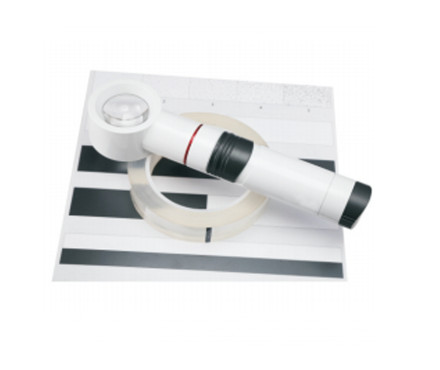 HTechMT SC100 灰尘检测套装 灰尘度检测套装 10倍带光源刻度放大镜