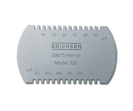 仪力信Erichsen333湿膜片便携式湿膜厚度测量工具不锈钢材质