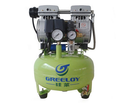 硅莱 GA61/9 无油空压机 静音无油空压机 600W 118L/min 8bar